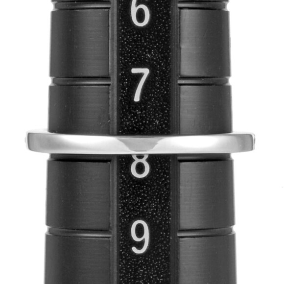 TIFFANY Silver Diamond Ring - Picture 7 of 9